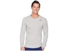 Nike Dry Training Long Sleeve T-shirt (dark Grey Heather/dark Grey Heather/black) Men's T Shirt