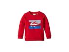 Lacoste Kids Multicolor Animation Sweatshirt (toddler/little Kids/big Kids) (lighthouse Red) Boy's Sweatshirt