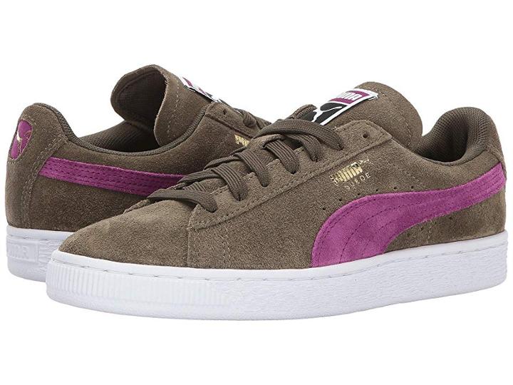 Puma Suede Classic (olive Night/dark Purple) Women's Shoes