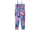 Lilly Pulitzer Kids Jemma Jumpsuit (toddler/little Kids/big Kids) (blue Seas The Day) Girl's Jumpsuit & Rompers One Piece
