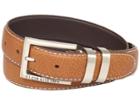 Florsheim 32mm Full Grain Leather Belt (cognac) Men's Belts