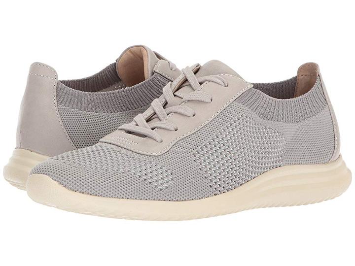 Sofft Novella (mist Grey/white Knit Mesh) Women's Lace Up Casual Shoes