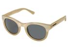 Kenneth Cole Reaction Kc7211 (matte Beige/smoke Polarized) Fashion Sunglasses