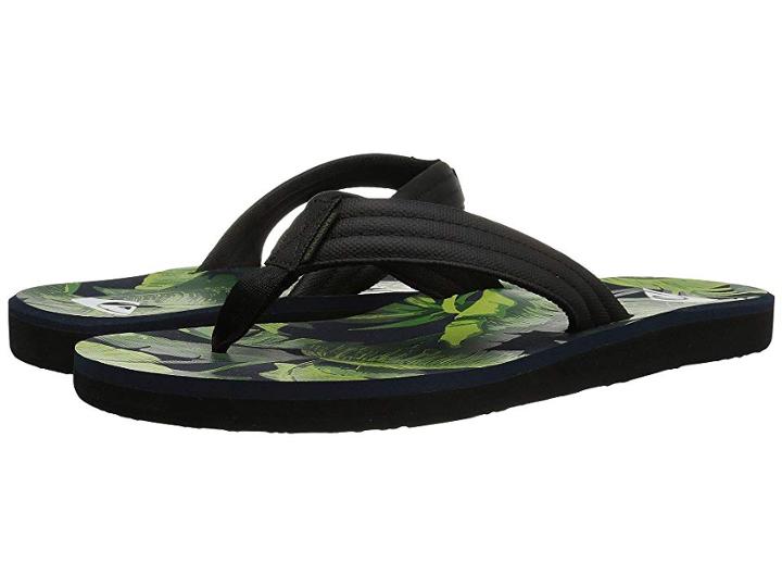 Quiksilver Carver Print (black/blue/green) Men's Sandals