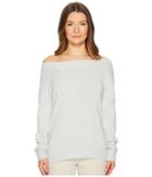 Vince Off Shoulder Long Sleeve (blue) Women's Clothing