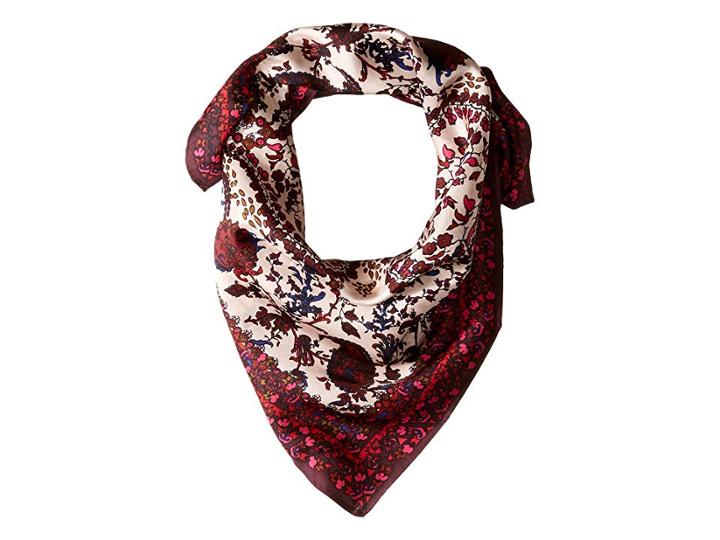 Echo Design Paisley Silk Square Scarf (jaipur Pink) Scarves