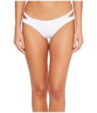 Becca By Rebecca Virtue Color Code Split Tab Hipster (white) Women's Swimwear