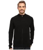 Ecoths Nolan Sweater (black/ombre Blue) Men's Long Sleeve Pullover