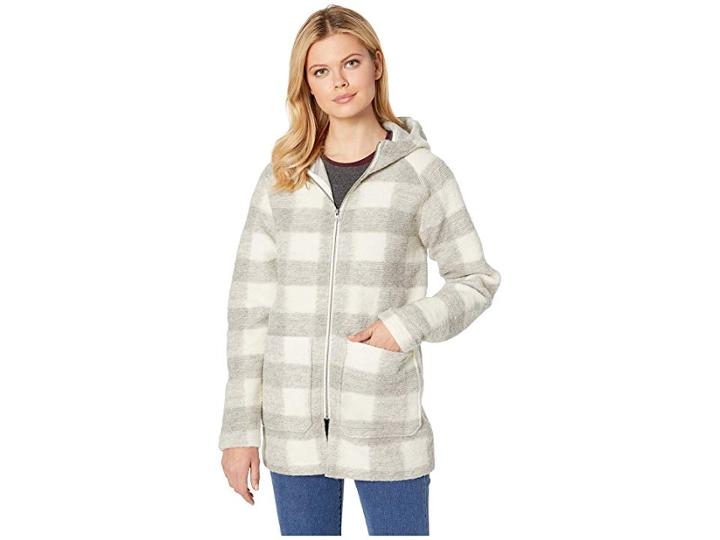 Woolrich Chilly Days Hooded Jacket (gray Heather) Women's Coat