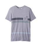 Vissla Kids Dredges Ii Short Sleeve Pocket Tee (big Kids) (storm Grey) Boy's T Shirt