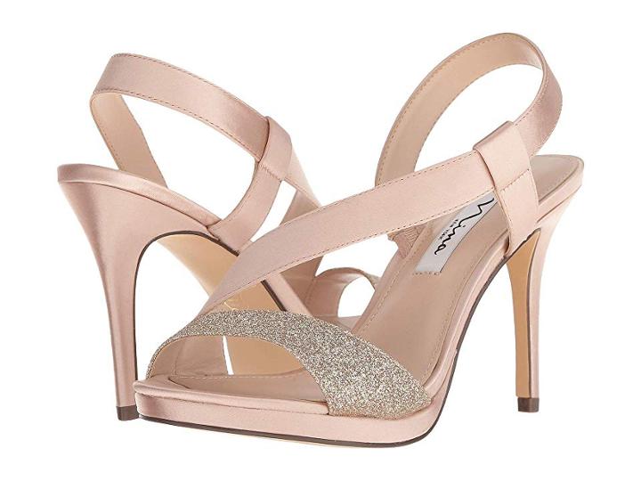 Nina Robina (sand/taupe Satin) High Heels