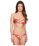 Moschino Ballon Bandeau Floral Bikini Set (multi) Women's Swimwear Sets