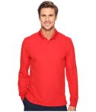 Under Armour Ua Tac Performance Polo Long Sleeve (red) Men's Long Sleeve Pullover