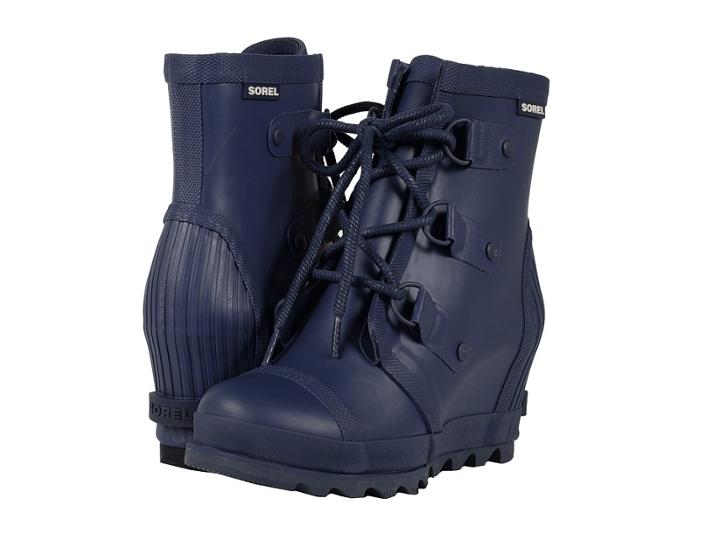 Sorel Joan Rain Wedge (nocturnal/atmosphere) Women's Rain Boots