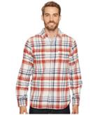 The North Face Long Sleeve Arroyo Flannel Shirt (vintage White Plaid) Men's Long Sleeve Button Up