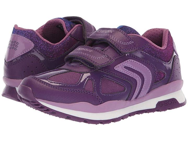 Geox Kids Pavel Girl 1 (little Kid/big Kid) (prune/lavender) Girl's Shoes