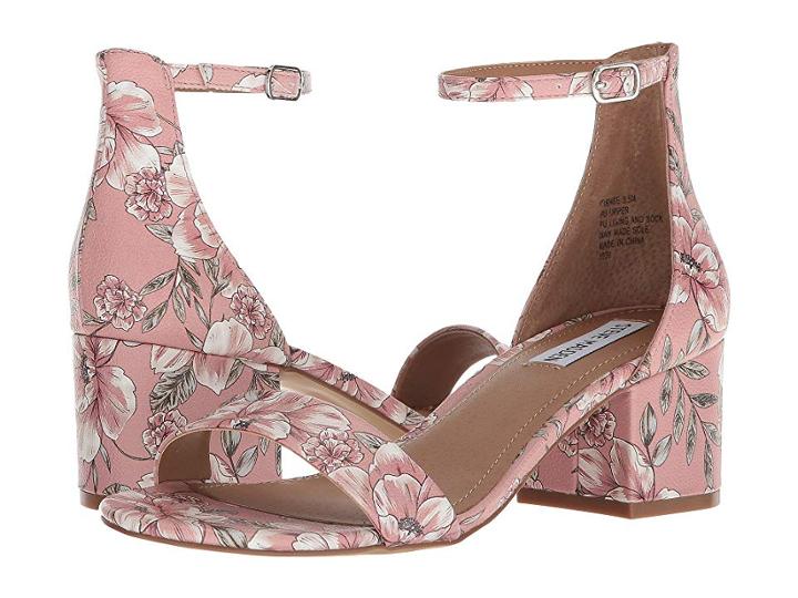 Steve Madden Irenee Sandal (pink Multi) Women's 1-2 Inch Heel Shoes