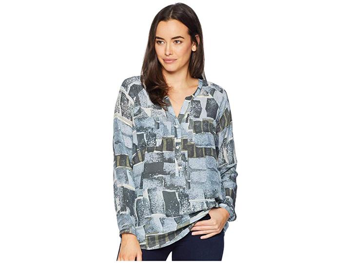 Nic+zoe Take It Easy Top (multi) Women's Clothing