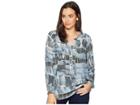 Nic+zoe Take It Easy Top (multi) Women's Clothing