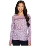 Prana Tilly Top (dark Plum Willow) Women's Long Sleeve Pullover