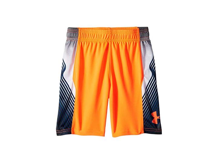 Under Armour Kids Space The Floor Shorts (little Kids/big Kids) (magma Orange) Boy's Shorts