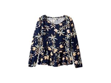 Roxy Kids I Got Lives Top (big Kids) (dress Blues Birds Flower Youth) Girl's Clothing