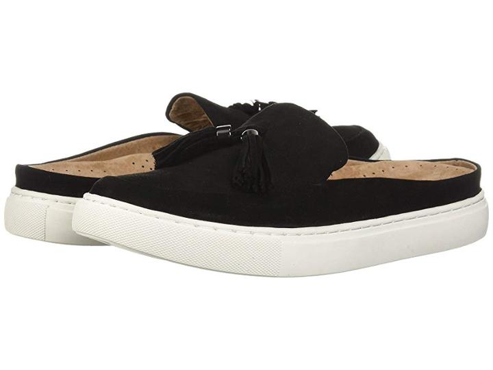 Gentle Souls By Kenneth Cole Rory (black Suede) Women's  Shoes