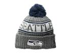 New Era Seattle Seahawks Sport Knit (dark Grey) Baseball Caps