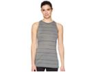 Icebreaker Aria Merino Sleeveless Combed Lines (metal/snow) Women's Clothing