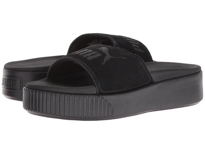 Puma Platform Slide Bold Sd (puma Black/puma Black) Women's Sandals