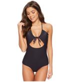 Spiritual Gangster Shore One-piece (vintage Black) Women's Swimsuits One Piece