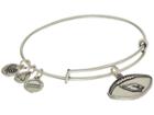 Alex And Ani Nfl Arizona Cardinals Football Bangle (rafaelian Silver) Charms Bracelet