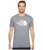 The North Face Short Sleeve Half Dome Tri-blend Tee (tnf Medium Grey Heather/tnf White) Men's T Shirt