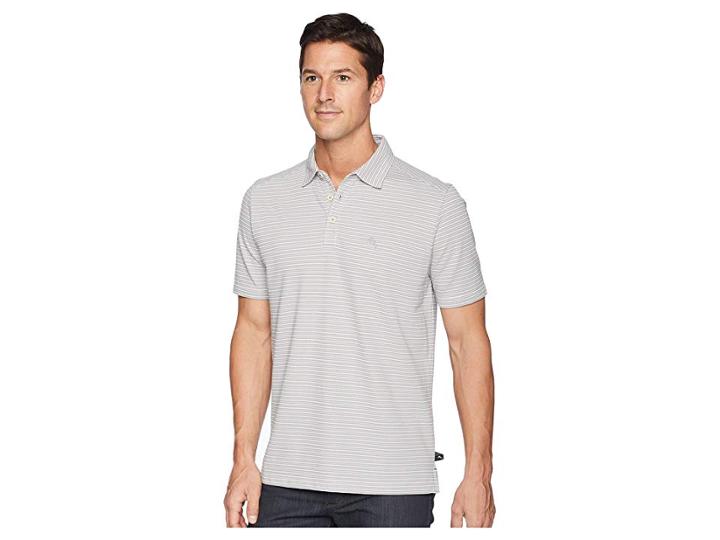 Tommy Bahama Marina Marlin Polo Shirt (sleet) Men's Clothing