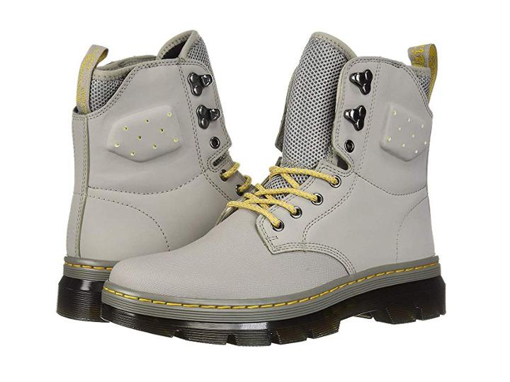 Dr. Martens Quinton (mid Grey Ajax/mid Grey Synthetic Nubuck) Boots