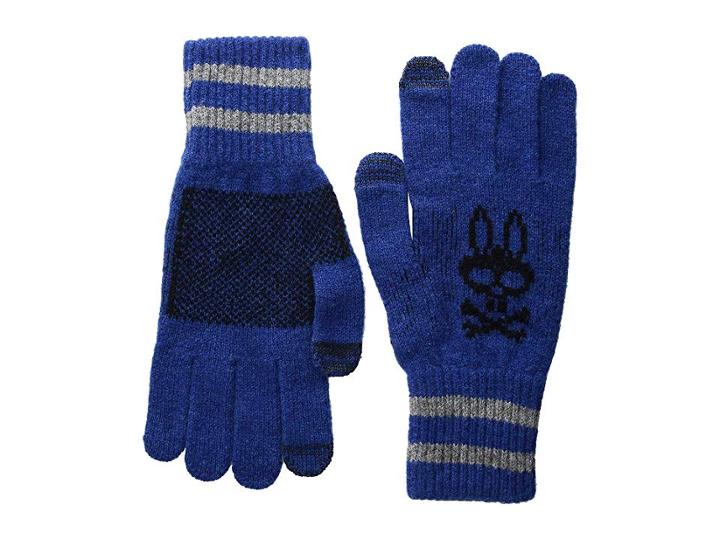 Psycho Bunny Essential Winter Gloves (aegean) Over-mits Gloves