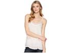 Roper 1623 White Rayon Tank With Embroidery (white) Women's Clothing