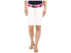 U.s. Polo Assn. Stretch Denim Bermuda Shorts (white) Women's Shorts