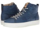 Ecco Soft 8 High Top (indigo/powder) Men's Lace Up Casual Shoes
