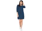 Lilla P Drawstring Dress (navy/white) Women's Dress