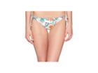 Roxy Softly Love Tie Side Surfer Bottoms (bright White/floral Soiree) Women's Swimwear