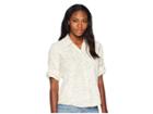 Royal Robbins Expedition Dry Print 3/4 Sleeve (creme Point) Women's Long Sleeve Button Up