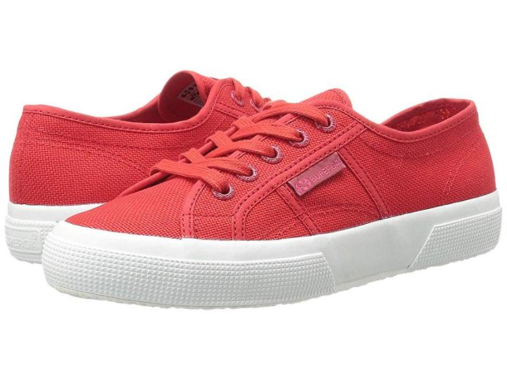 Superga 2750 Cotu (red/full White) Athletic Shoes