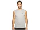 Adidas Essentials Tech Sleeveless Tee (medium Grey Heather/vista Grey) Men's Sleeveless