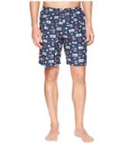 Columbia Harborside Swim 5 Trunk (collegiate Navy Gamefish Flags) Men's Swimwear