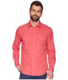 Polo Ralph Lauren Gd Chino Long Sleeve Sport Shirt (sunset Red) Men's Clothing