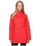 Columbia Splash A Littletm Rain Jacket (red Camellia Dotty Dot Print) Women's Coat