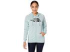 The North Face 1/2 Dome Full Zip Hoodie (blue Haze Heather/asphalt Grey) Women's Sweatshirt