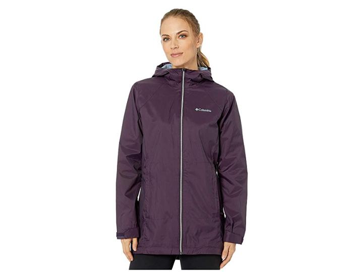 Columbia Switchback Lined Long Jacket (dark Plum) Women's Coat