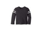 Chaser Kids Extra Soft Tri-blend Tee With Arm Stripes (toddler/little Kids) (black/white) Boy's T Shirt